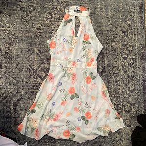 Express size 2 flowy summer dress floral
